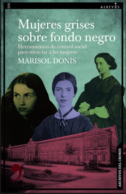 Mujeres grises sobre fondo negro