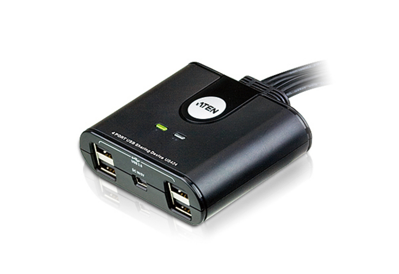 [US424-AT] Switch de periféricos USB 2.0 de 4 x 4 puertos