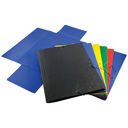 [5285NE] CARPETA CARTON COMPACTO GOFRADO Nº 8.FOLIO GOMA SOLAPA NEGRO MARIOLA 5285NE