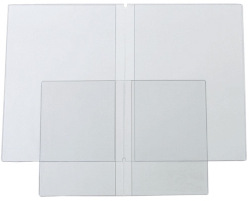 [1039C-10] FUNDA CARNET IBERP.PVC 200µ DOBL.Fº P/25