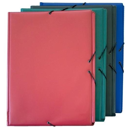 [01200030] CARP. GOMAS GRAFOPLAS PVC C/SOLAPAS A5 01200030 AZ