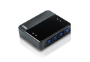 Switch de periféricos USB 3.2 Gen1 de 4 x 4 puertos