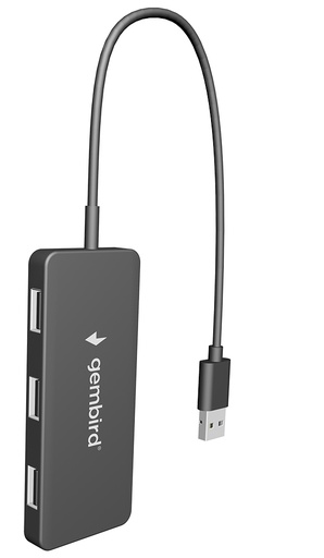 [UHB-U2P4-04] UHB-U2P4-04 hub de interfaz USB 2.0 480 Mbit/s Negro