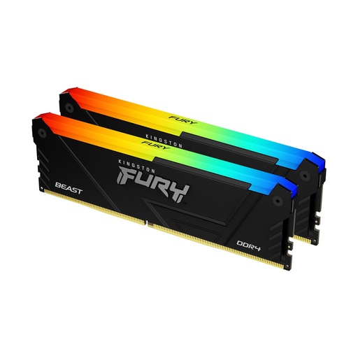 [KF436C18BB2AK2/32] FURY Beast 32GB 3600MT/s DDR4 CL18 DIMM (Kit de 2) RGB