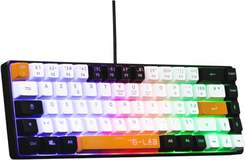 [KEYZ-HYDROGEN/SP] THE G-LAB KEYZ HYDROGEN, TECLADO DE MEMBRANA RETROILUMINADO, COMPACTO 60%
