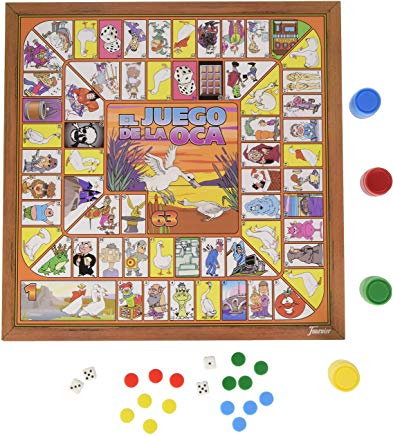 [8420707294717] Tablero 33X33cm parchis 4 / oca + accesorios