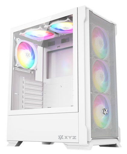 [X-CS-AIRONE3XM-W] AIRONE 300 X, TORRE GAMING,MESH, ALTO FLUJO AIRE, 6x VENTILADORES, TYPO C, ATX, BLANCA