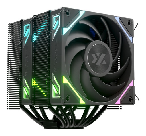 [X-AC-THERDUOB6] THERMAX 6 DUO, DISIPADOR CPU,DUAL, VENTILADOR VORTEX ALTO RENDIMIENTO, 120MM, NEGRO