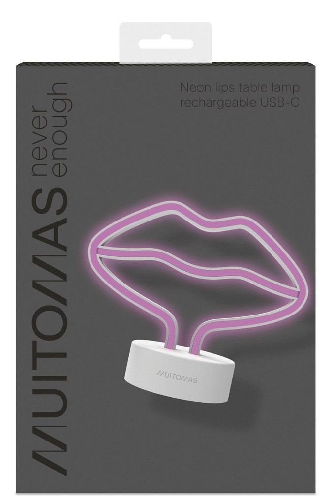 [NEONLIPSC] NEONLIPSC lámpara de mesa Neon F Blanco