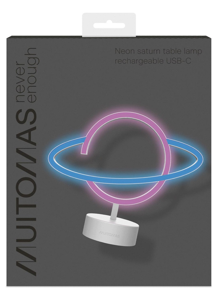 [NEONSATURNC] NEONSATURNC lámpara de mesa Neon F Blanco
