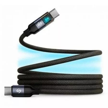 [SUBCAB-C10090] CABLE PLUS 100W C-C 2m WHITE