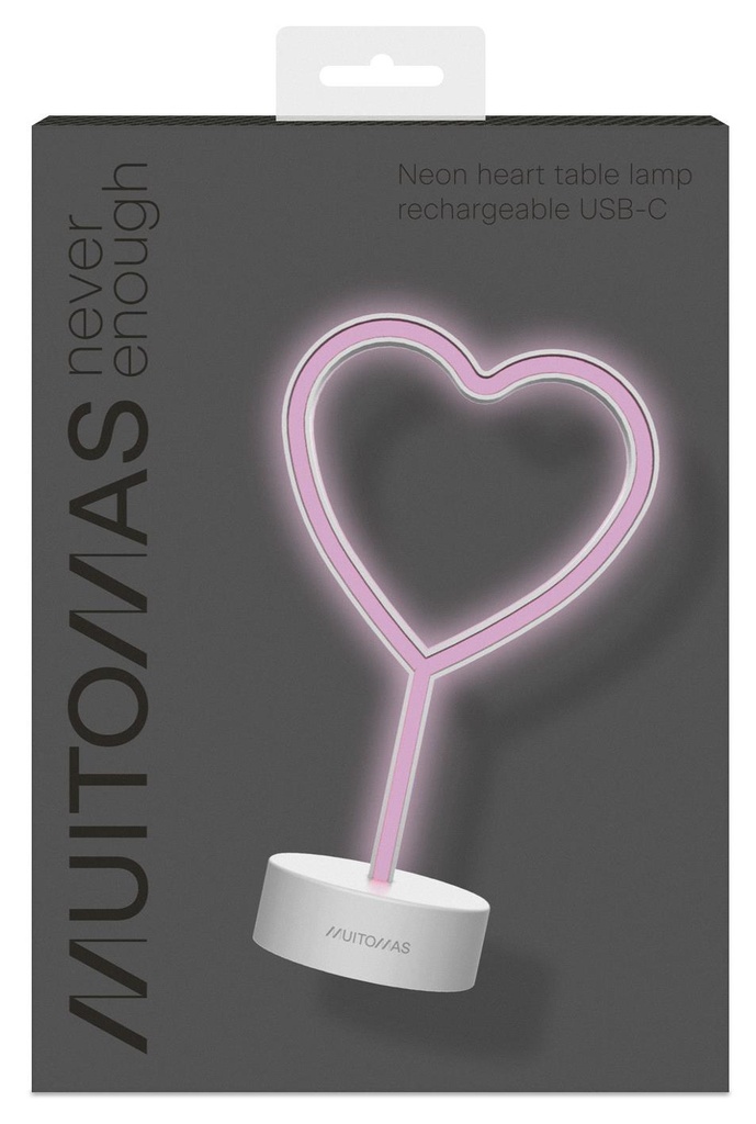 NEONHEARTC lámpara de mesa Neon F Blanco