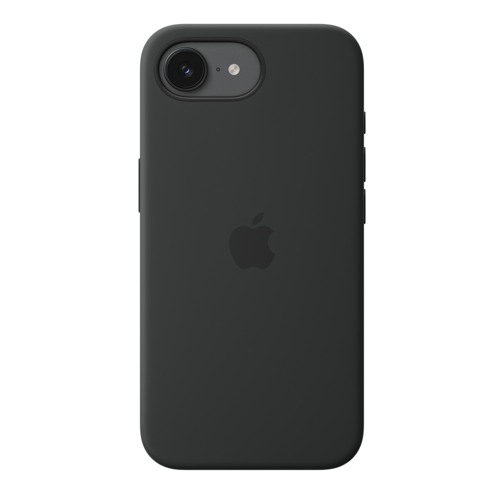 Funda de silicona con MagSafe para el iPhone 17e - Negro