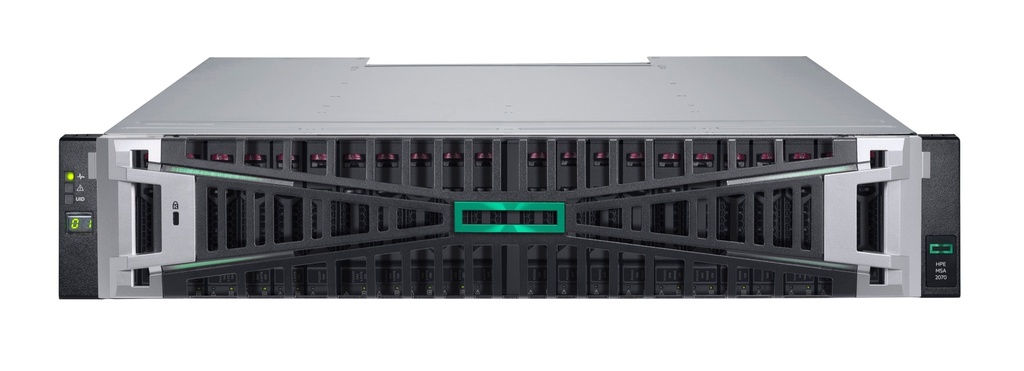 MSA 2070 SFF 2x32Gb FC 4-port Controller Storage Array