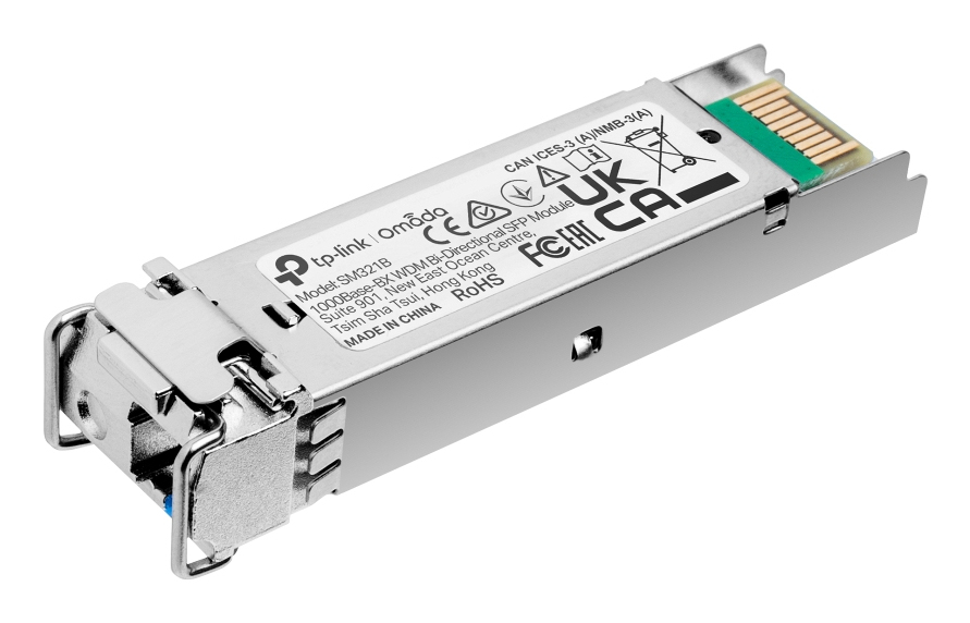 Omada SM321B red modulo transceptor Fibra óptica 1250 Mbit/s SFP