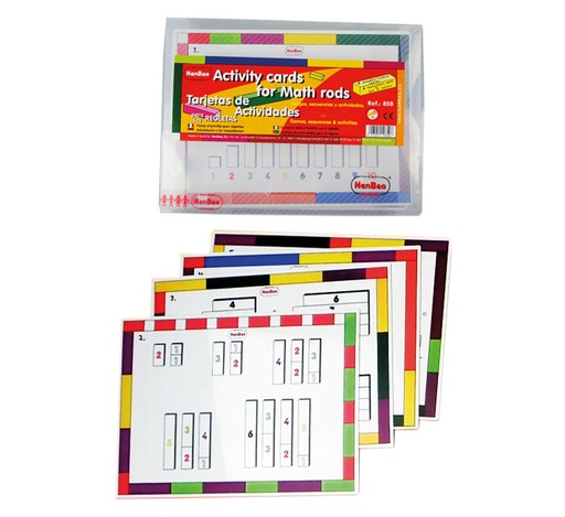[858] HENBEA TARJETAS ACTIVIDADES CON REGLETAS REF. 858