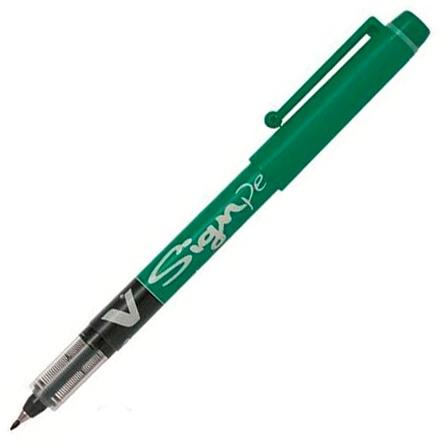 PILOT VSIGN PEN TRAZO 0,6MM VERDE PACK DE 12 UNIDADES