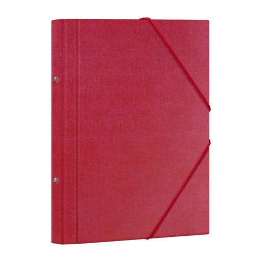 [10312] Carpeta Clasificadora DOHE Cartón Plastificado Fº 12 DP Rojo