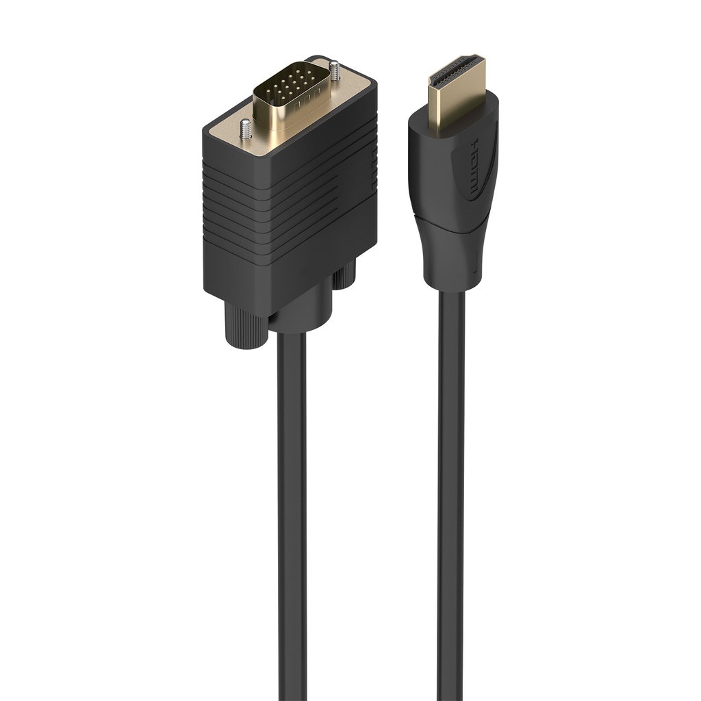 Cable Conversor HDMI a SVGA, HDMI A/M-SVGA/M, Negro, 2.0m