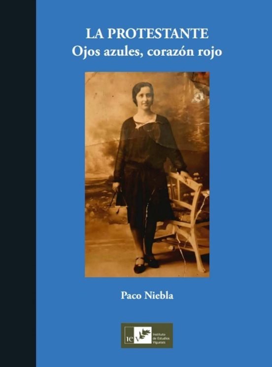 Protestante:ojos azules, corazon rojo