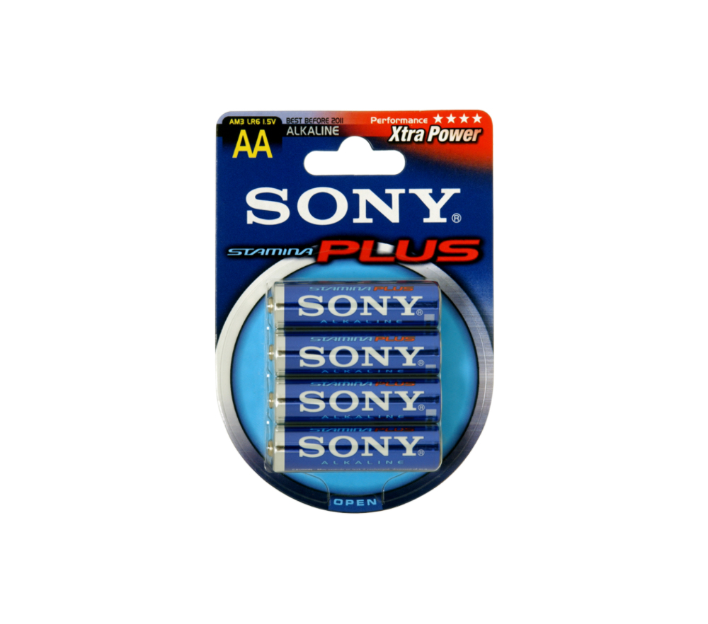 PILAS ALKALINAS SONY LR6 PACK 4