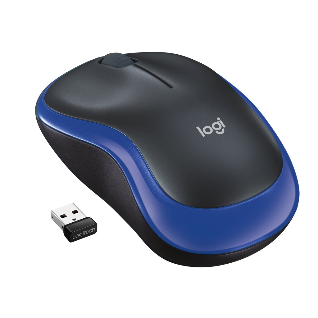 RATON LOGITECH M185 AZUL WIRELESS