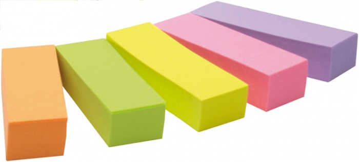 NOTAS ADHESIVAS POST-IT 15X5 COL SURT MININOTAS // 38986