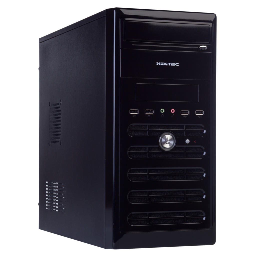 Caja Hiditec Micro ATX Q6 Negra 500W