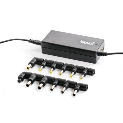 Cargador Universal Iggual Auto 90W + USB