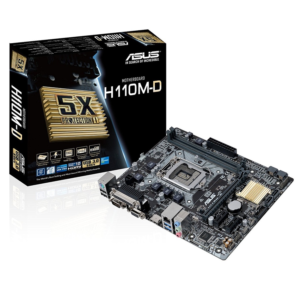 Placa Base Asus H110M-D mATX LGA 1151