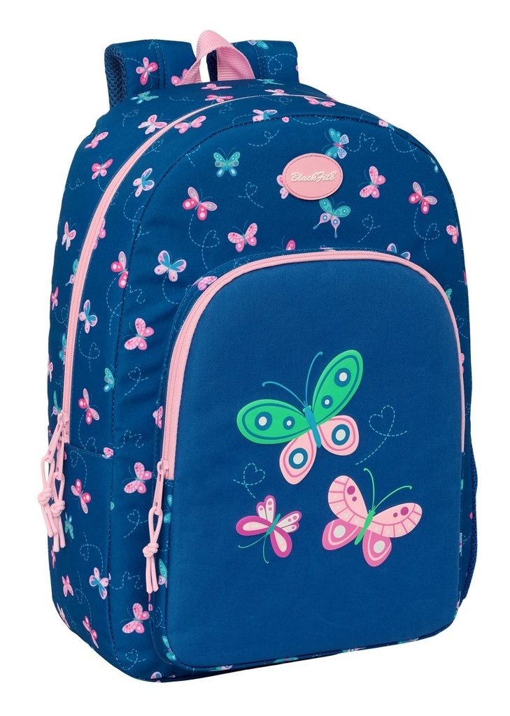 MOCHILA ADAPT. CARRO BLACKFIT8 MARIPOSAS. SAFTA