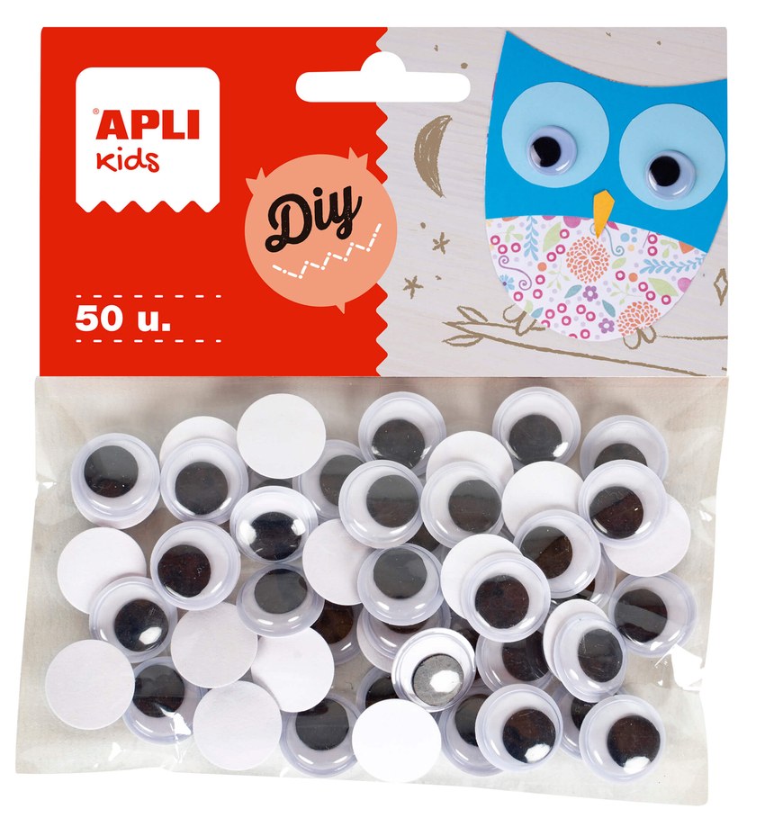 OJOS MOVILES NEGROS APLI 50U. 18254
