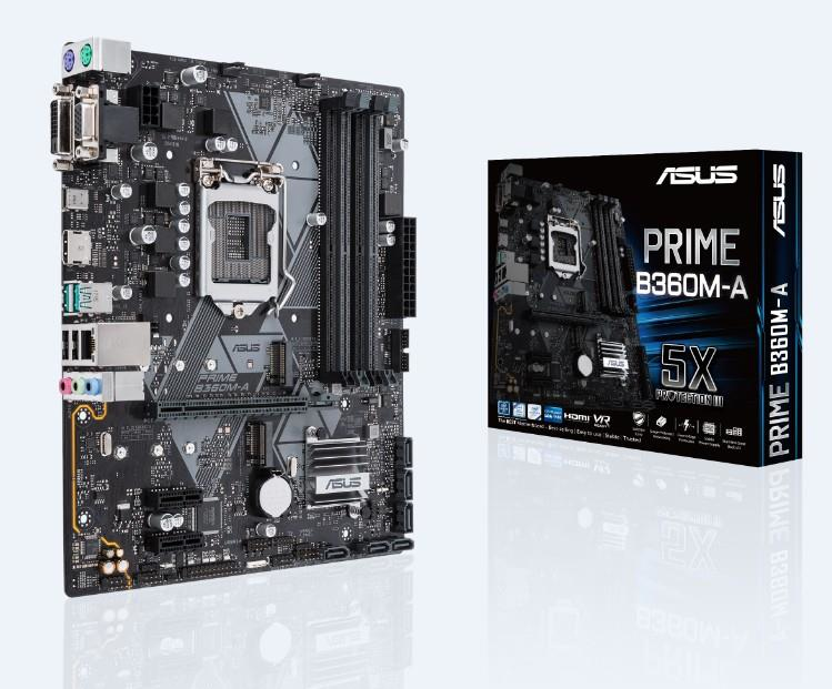 Placa Base ASUS  PRIME B360M-A mATX LGA1151
