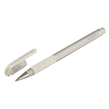 Boligrafo Pentel Hybrid gel blanco K118-LW