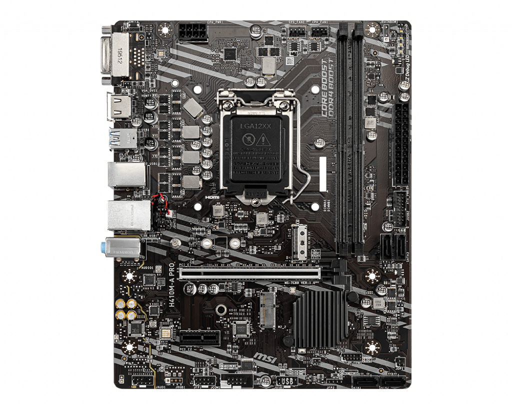 Placa Base MSI H410M-A PRO mATX LGA1200