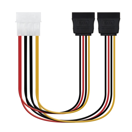 [10.19.0101-OEM] CABLE ALIMENTACION MOLEX-M A SATA-H 0.20MM