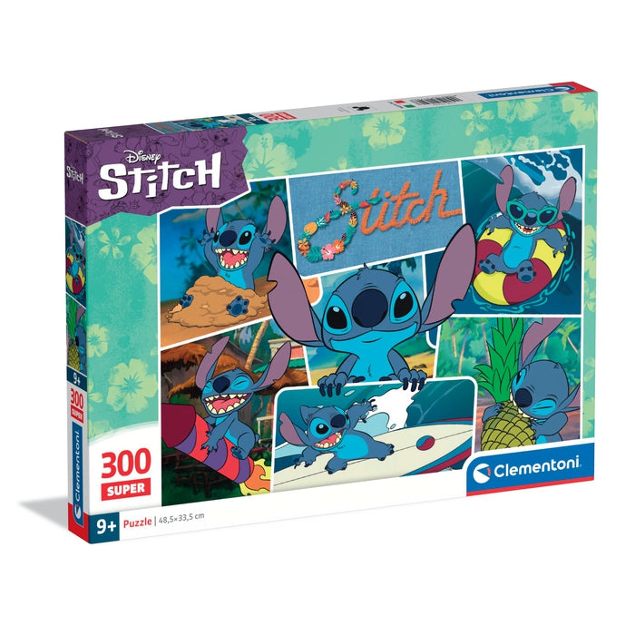 PUZZLE CLEMENTONI STITCH 300 PIEZAS + 9 AÑOS 21742