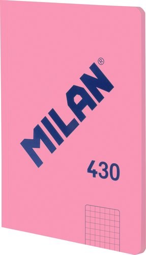 LIBRETA ENCOLADA MILAN 48H. A5 CUAD. S1918 ROSA 57253G48P