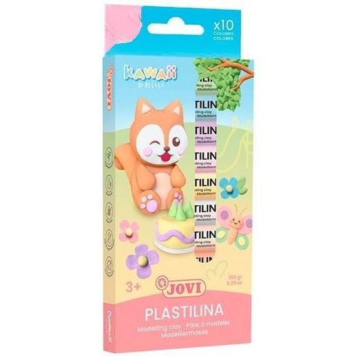 Plastilina Jovi kawaii 10 barras 15gr