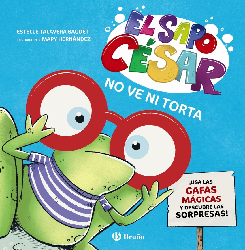 El sapo César no ve ni torta