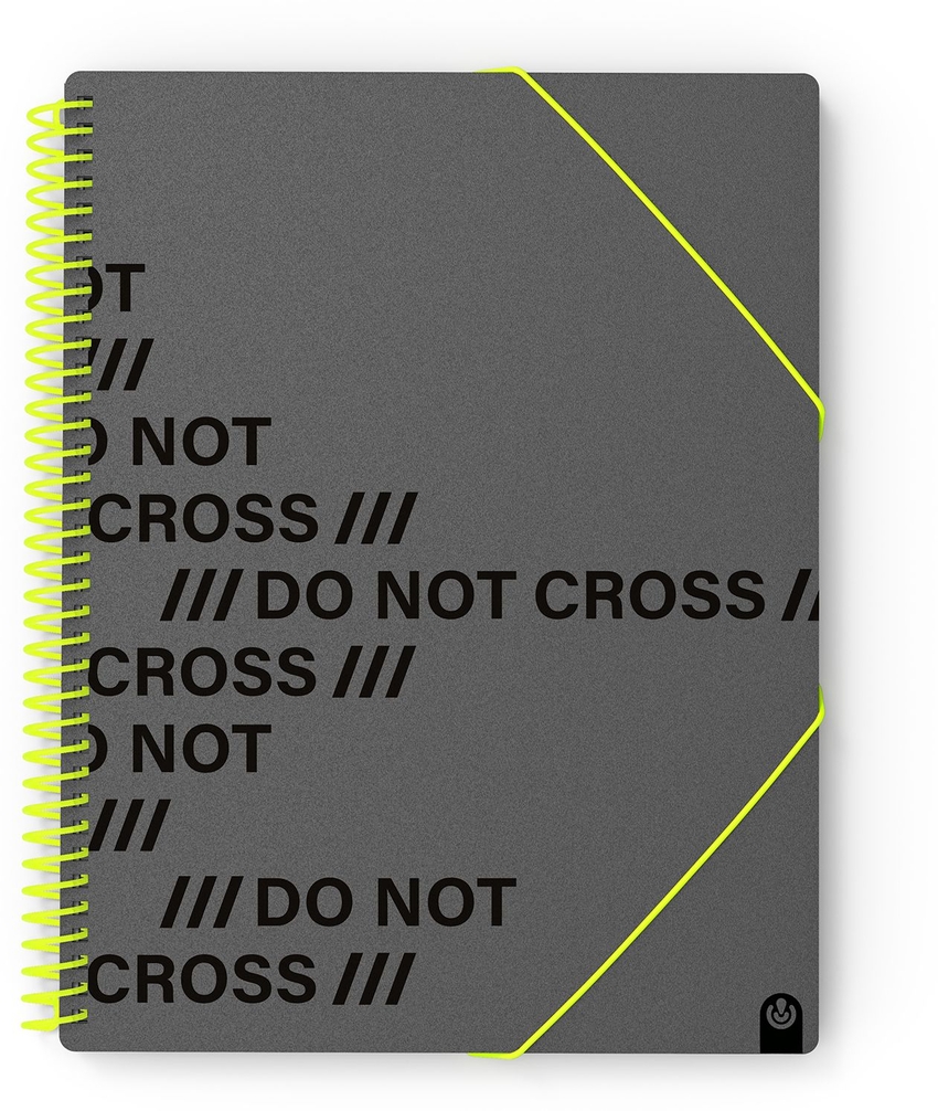 CARPETA Fº PP NOT CROSS 40 FUNDAS CARBON