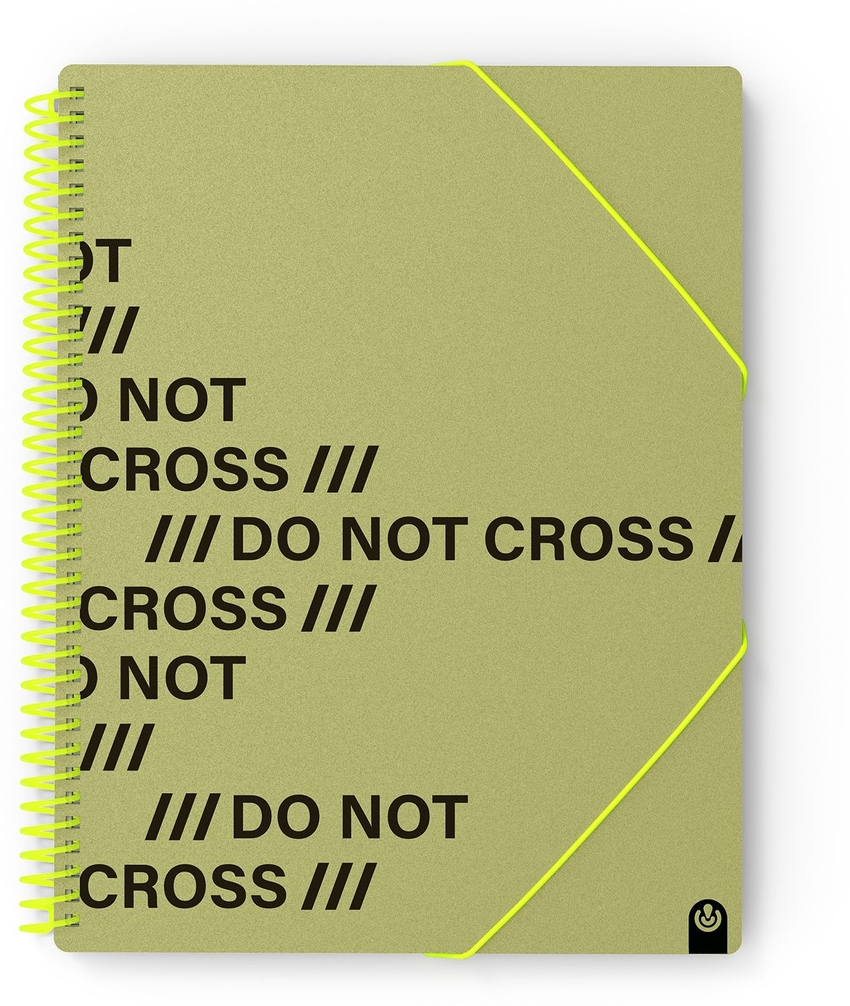 [53234070] CARPETA Fº PP NOT CROSS 40 FUNDAS ARMY GREEN