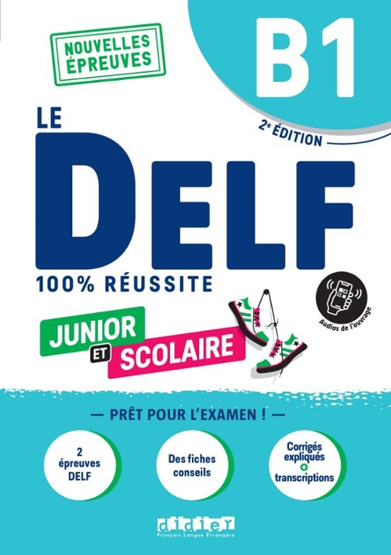 100% DELF JUNIOR SCOL B1 LIVRE+APP ED23