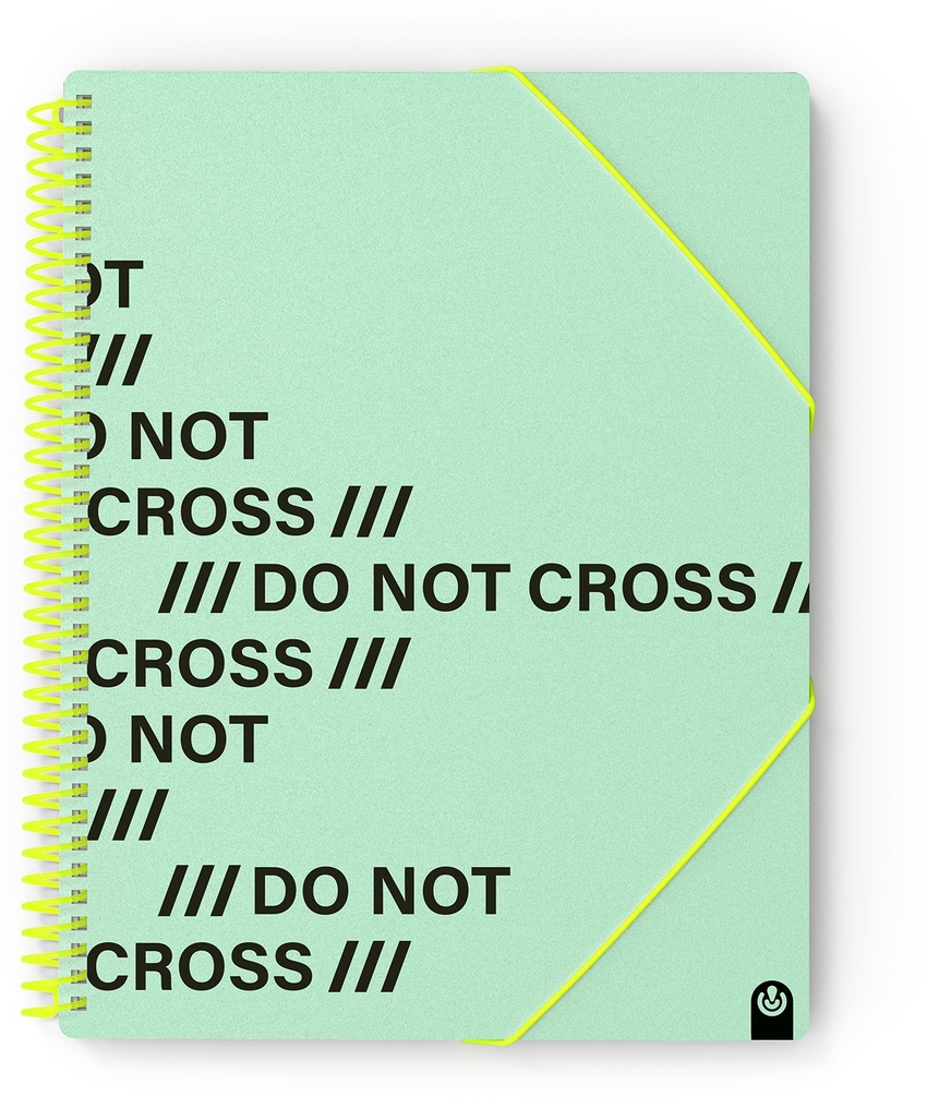 CARPETA Fº PP NOT CROSS 40 FUNDAS MINT