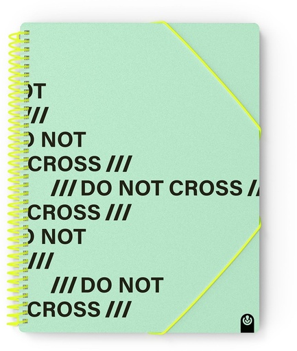 [53234066] CARPETA Fº PP NOT CROSS 40 FUNDAS MINT