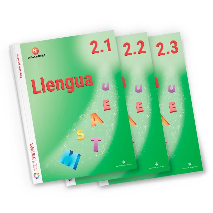 QUADERN LLENGUA IMPREMTA 2ºEP 16 FEM PINYA PACK 3