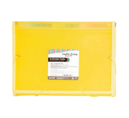 [02963060] CARP. CLASIF GRAFOPLAS MULTILINE 13DIV PP Fº AMAR
