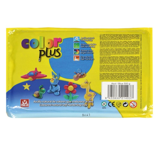 [2142000200] PAQ. ARCILLA SIO-2 COLOPLUS AZUL 500G 2142000200