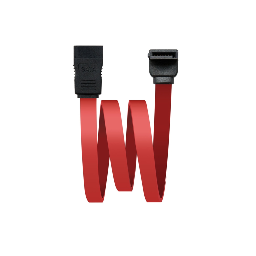 [10.18.0202-OEM] 10.18.0202-OEM cable de SATA 0,5 m Negro, Rojo