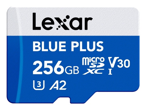[LMSBLPL256G-BNANG] Blue Plus 256 GB MicroSDXC UHS-I